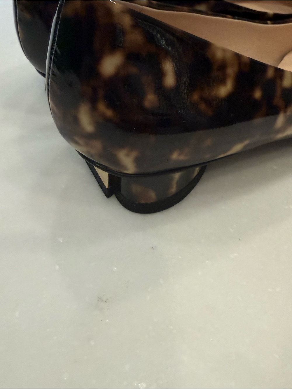 Kate Spade Fallyn Women’s Tortoise Shell Patent Leather Flats Sz 9 NIB - Picture 12 of 13